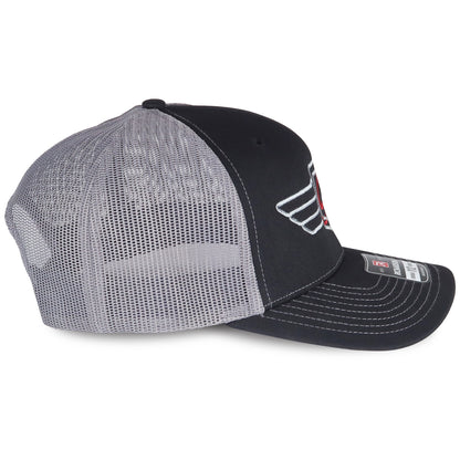 Figurati Designs Performance Trucker Hat - Silver & Red