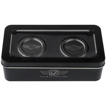 Performance Aluminum Front Axle Nut Covers - Black