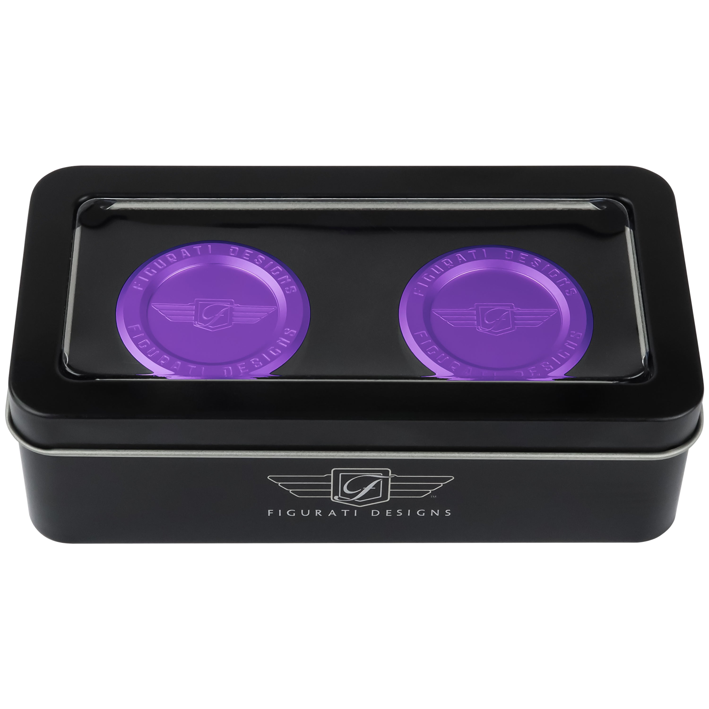 Performance Aluminum Front Axle Nut Covers - Purple – Figurati Designs