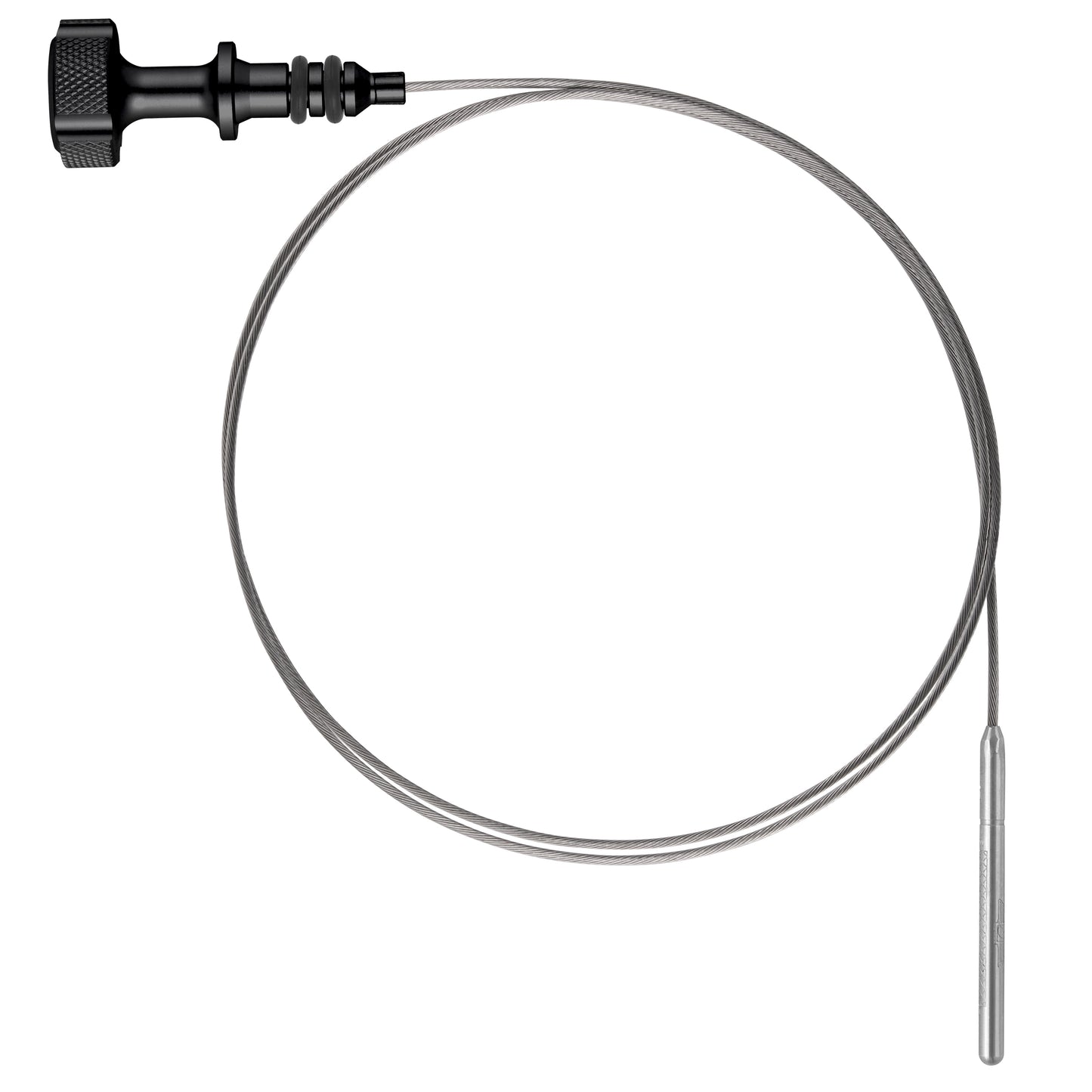 Performance Magnetic Engine Oil Dipstick for Ford 6.7L Power Stroke V8 - Knurled Black