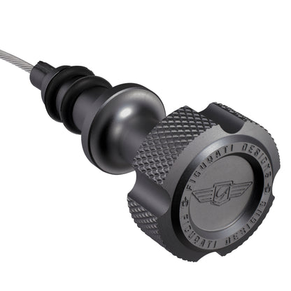 Performance Magnetic Engine Oil Dipstick for Ford 6.7L Power Stroke V8 - Knurled Black
