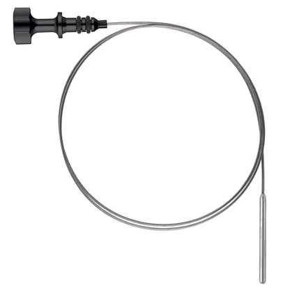 Performance Magnetic Engine Oil Dipstick for Ford 6.7L Power Stroke V8 - Curved Black