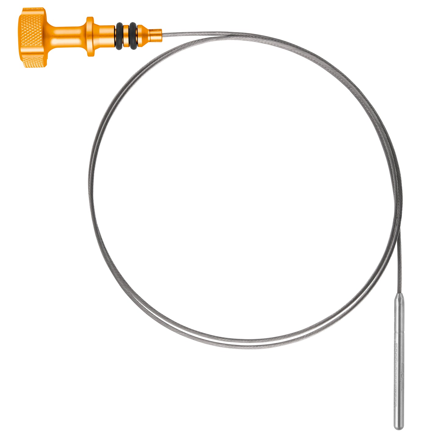 Performance Magnetic Engine Oil Dipstick for Ford 6.7L Power Stroke V8 - Knurled Gold
