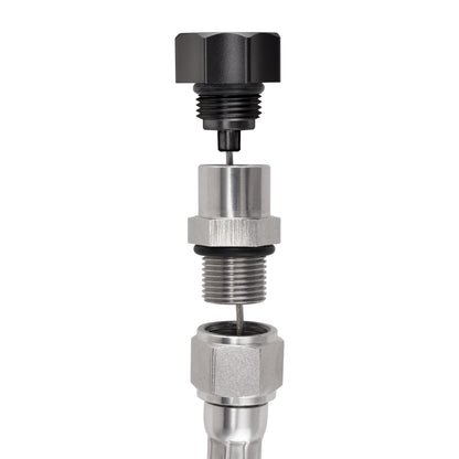 Performance Magnetic Transmission Oil Dipstick for GM 8L90E/8L45E - Curved Black