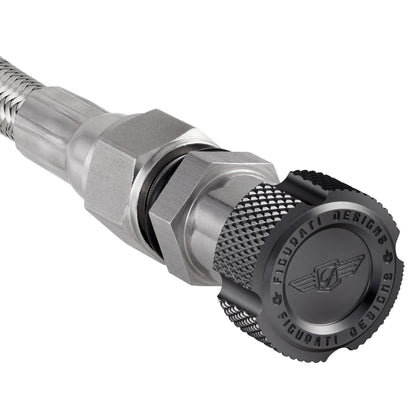 Performance Magnetic Transmission Oil Dipstick for GM 8L90E/8L45E - Knurled Black