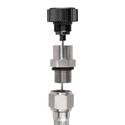 Performance Magnetic Transmission Oil Dipstick for GM 8L90E/8L45E - Knurled Black
