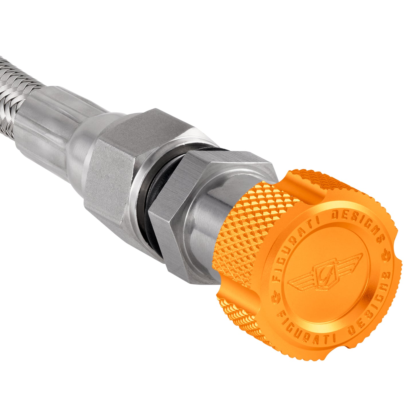 Performance Magnetic Transmission Oil Dipstick for GM 8L90E/8L45E - Knurled Gold