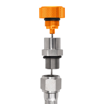 Performance Magnetic Transmission Oil Dipstick for GM 8L90E/8L45E - Knurled Gold