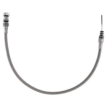 Performance Magnetic Transmission Oil Dipstick for GM 8L90E/8L45E - Curved Silver