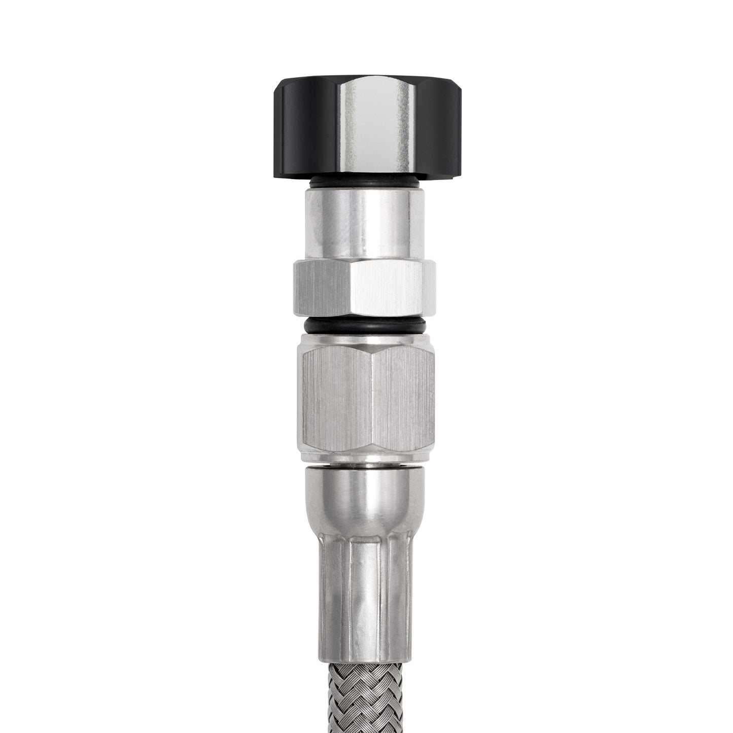 Performance Magnetic Engine Oil Dipstick for GM LS - Curved Black