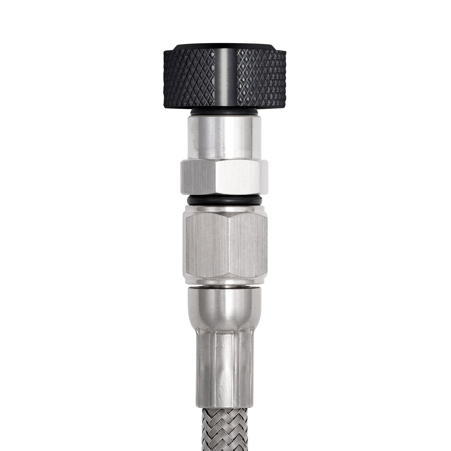 Performance Magnetic Engine Oil Dipstick for GM LS - Knurled Black