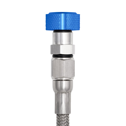 Performance Magnetic Engine Oil Dipstick for GM LS - Knurled Blue