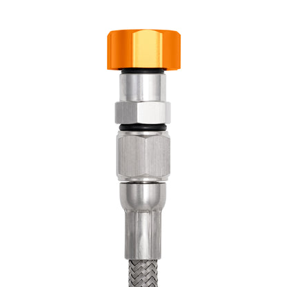 Performance Magnetic Engine Oil Dipstick for GM LS - Curved Gold