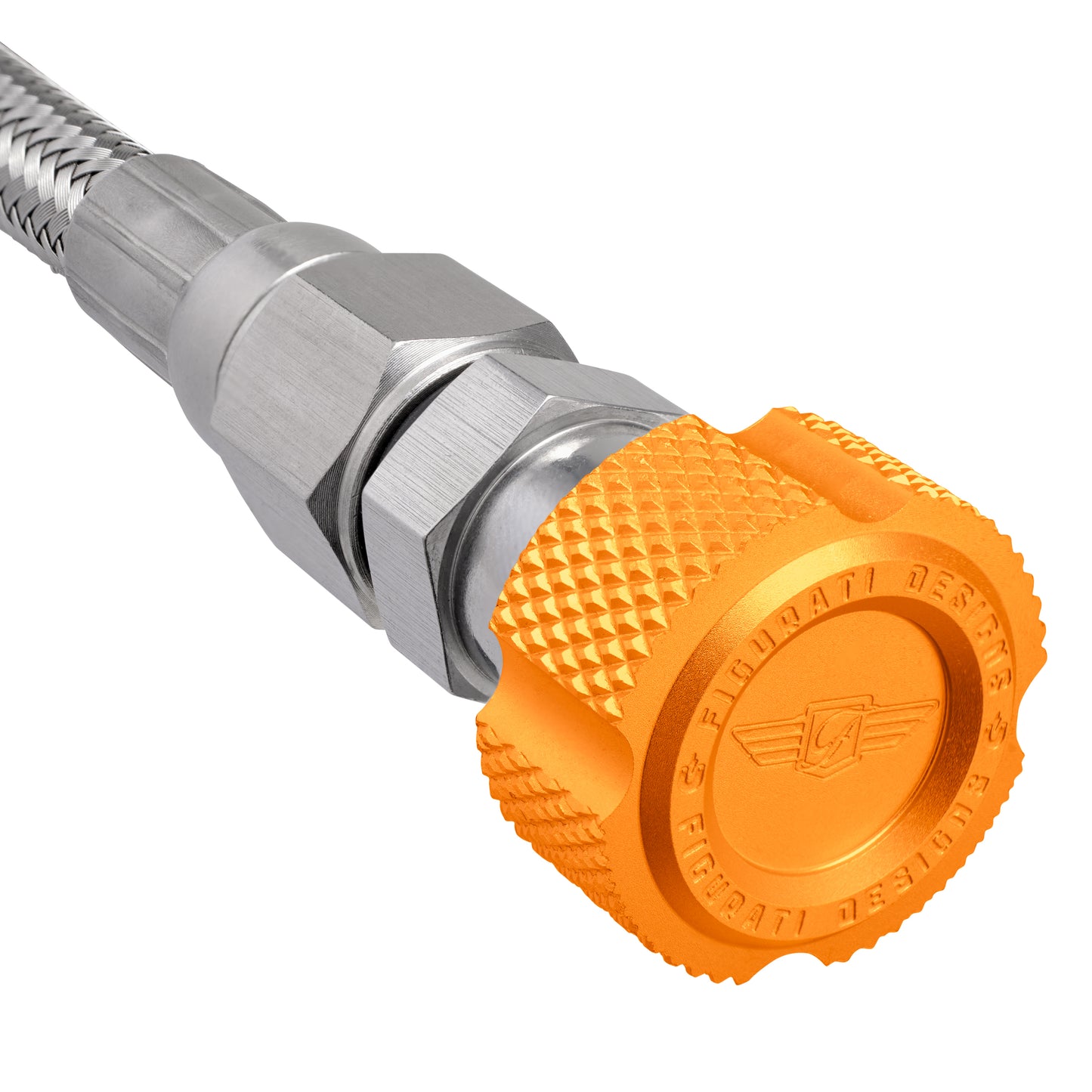 Performance Magnetic Engine Oil Dipstick for GM LS - Knurled Gold