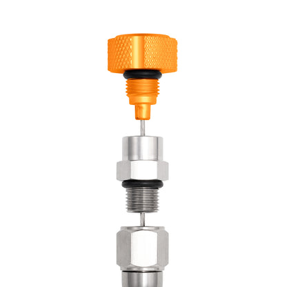 Performance Magnetic Engine Oil Dipstick for GM LS - Knurled Gold