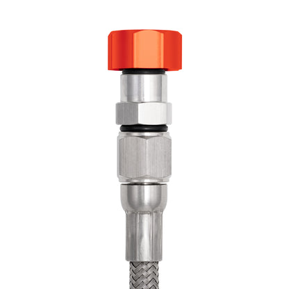 Performance Magnetic Engine Oil Dipstick for GM LS - Curved Orange