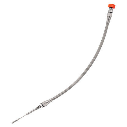 Performance Magnetic Engine Oil Dipstick for GM LS - Knurled Orange
