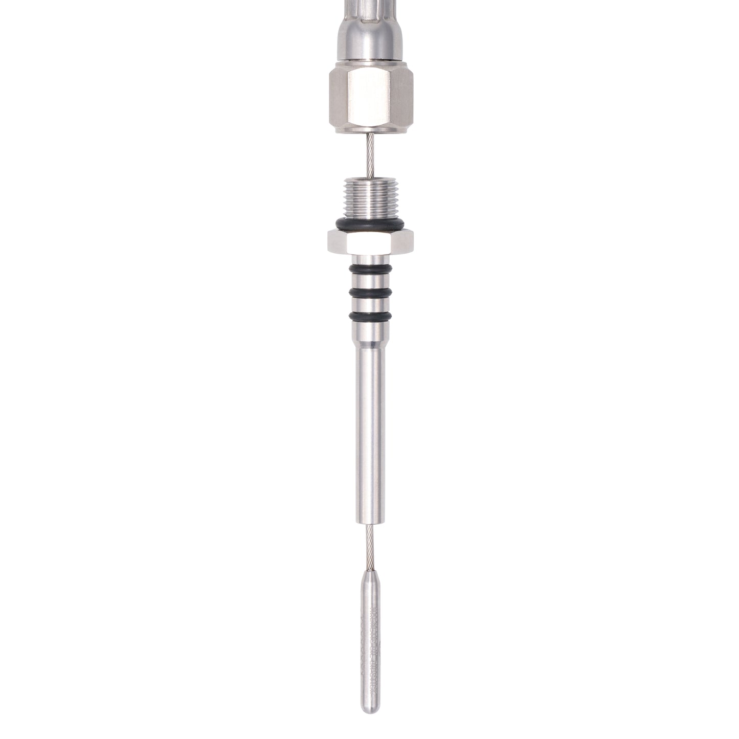 Performance Magnetic Engine Oil Dipstick for GM LS - Curved Purple