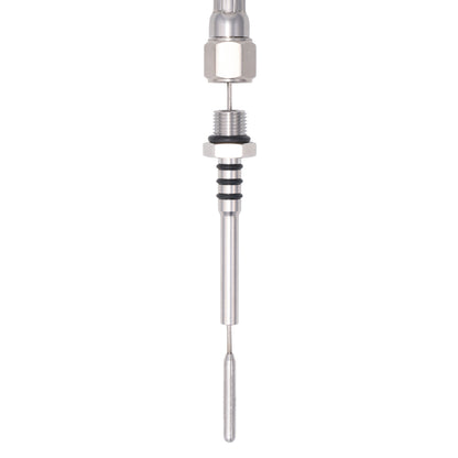 Performance Magnetic Engine Oil Dipstick for GM LS - Curved Purple