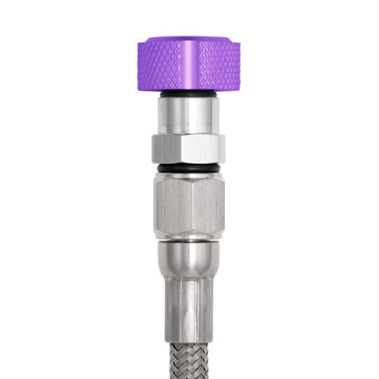 Performance Magnetic Engine Oil Dipstick for GM LS - Knurled Purple