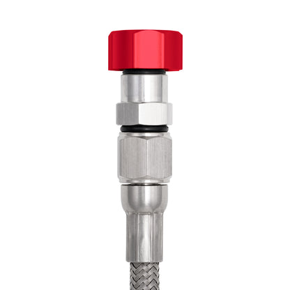 Performance Magnetic Engine Oil Dipstick for GM LS - Curved Red