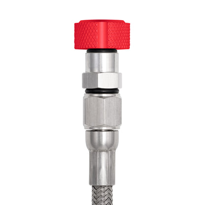 Performance Magnetic Engine Oil Dipstick for GM LS - Knurled Red