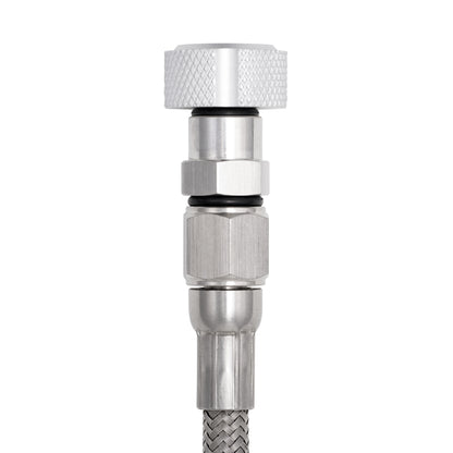 Performance Magnetic Engine Oil Dipstick for GM LS - Knurled Silver