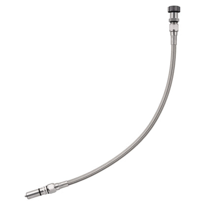 Performance Magnetic Transmission Oil Dipstick for GM TH350 - Knurled Black