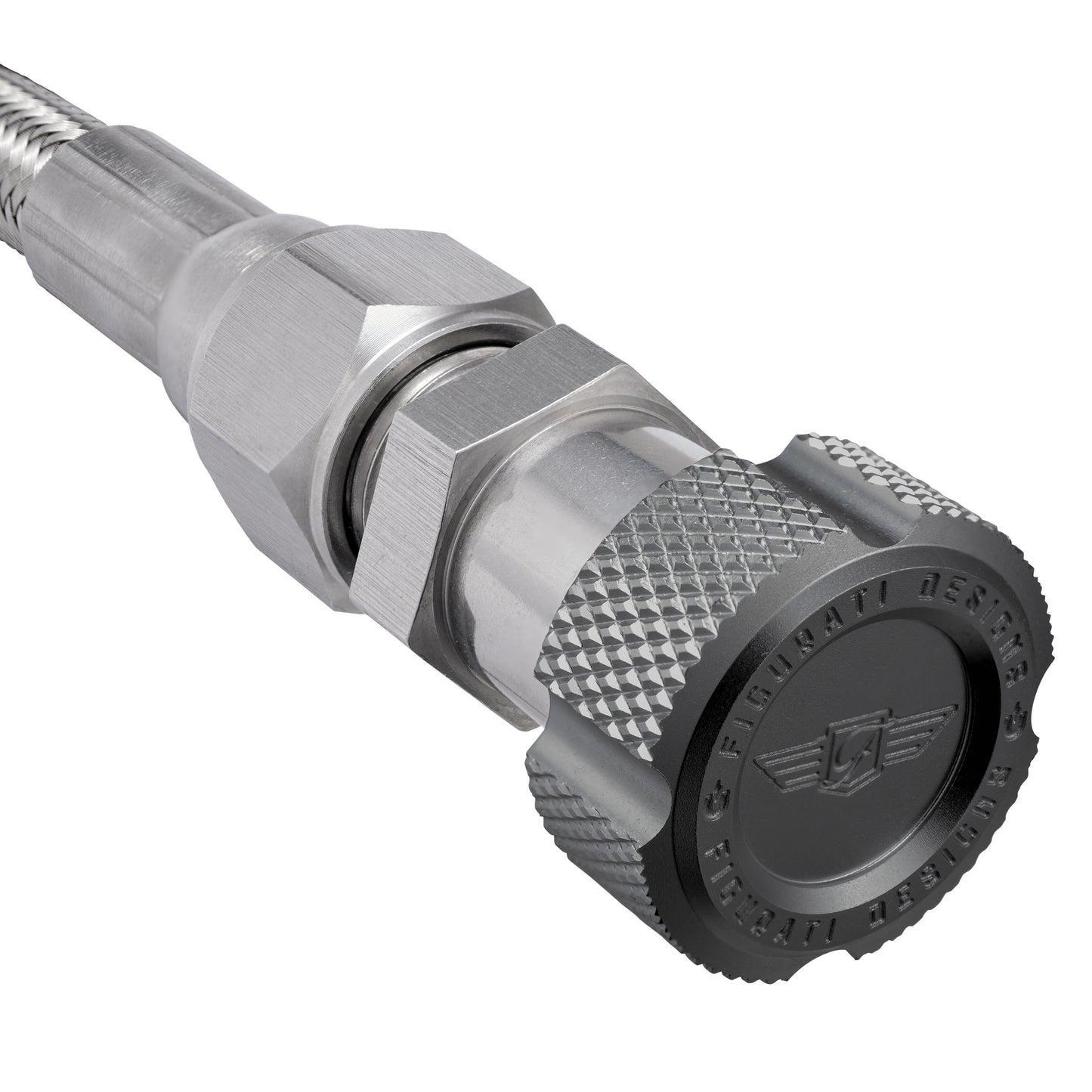 Performance Magnetic Transmission Oil Dipstick for GM TH350 - Knurled Black