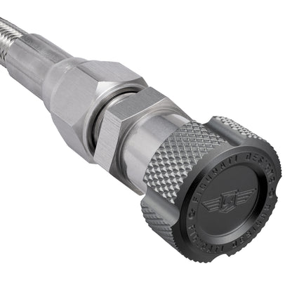 Performance Magnetic Transmission Oil Dipstick for GM TH350 - Knurled Black