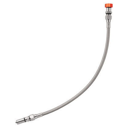 Performance Magnetic Transmission Oil Dipstick for GM TH350 - Curved Orange