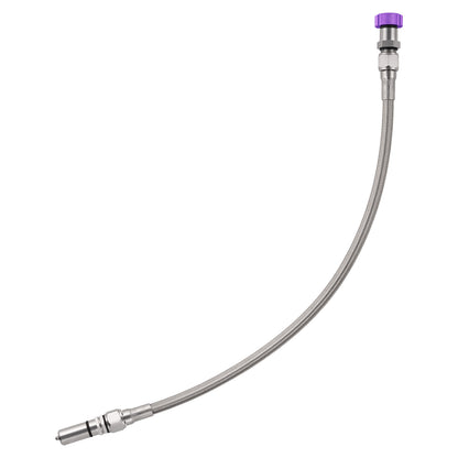 Performance Magnetic Transmission Oil Dipstick for GM TH350 - Knurled Purple