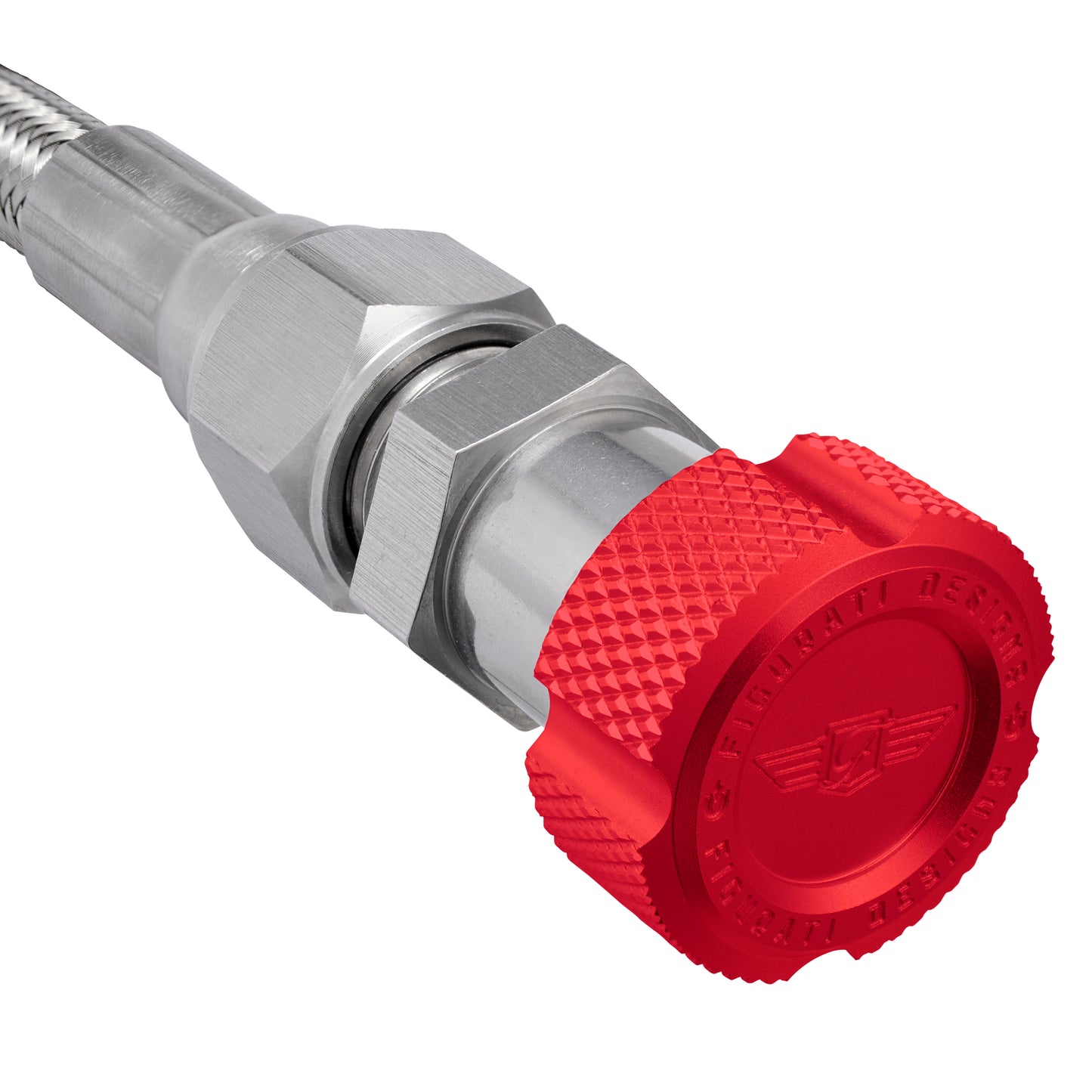 Performance Magnetic Transmission Oil Dipstick for GM TH350 - Knurled Red