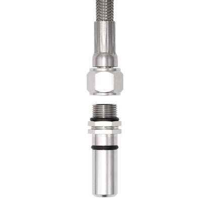 Performance Magnetic Transmission Oil Dipstick for GM TH350 - Knurled Red