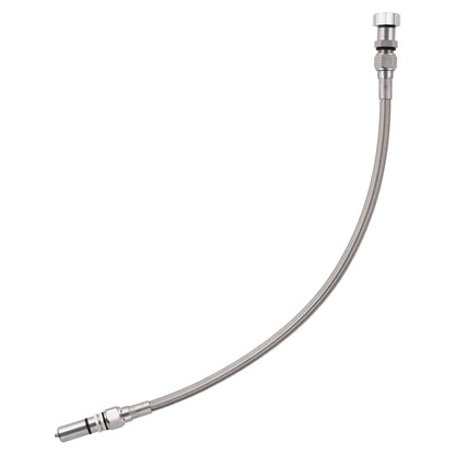 Performance Magnetic Transmission Oil Dipstick for GM TH350 - Curved Silver
