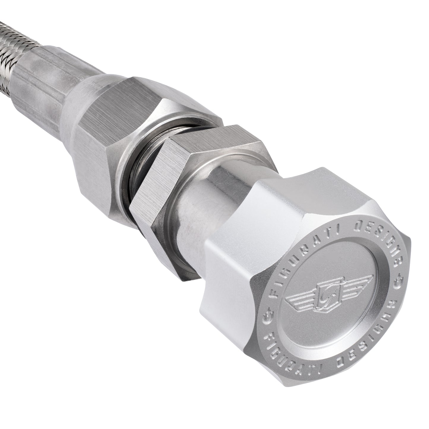 Performance Magnetic Transmission Oil Dipstick for GM TH350 - Curved Silver