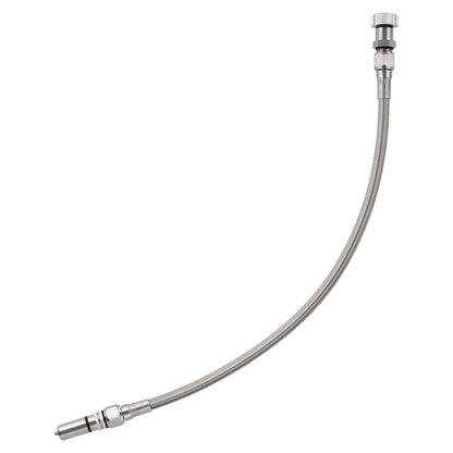 Performance Magnetic Transmission Oil Dipstick for GM TH350 - Knurled Silver