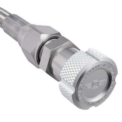 Performance Magnetic Transmission Oil Dipstick for GM TH350 - Knurled Silver