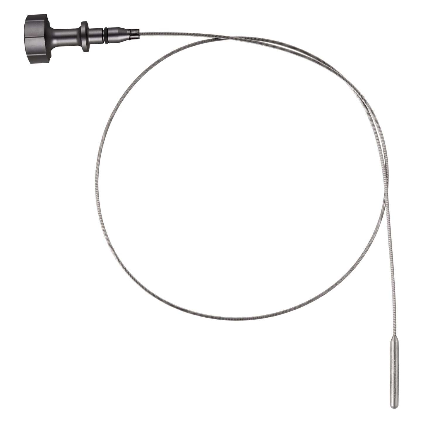 Performance Magnetic Engine Oil Dipstick for GM 6.6L V-8 L5P Duramax Turbo-Diesel - Curved Black