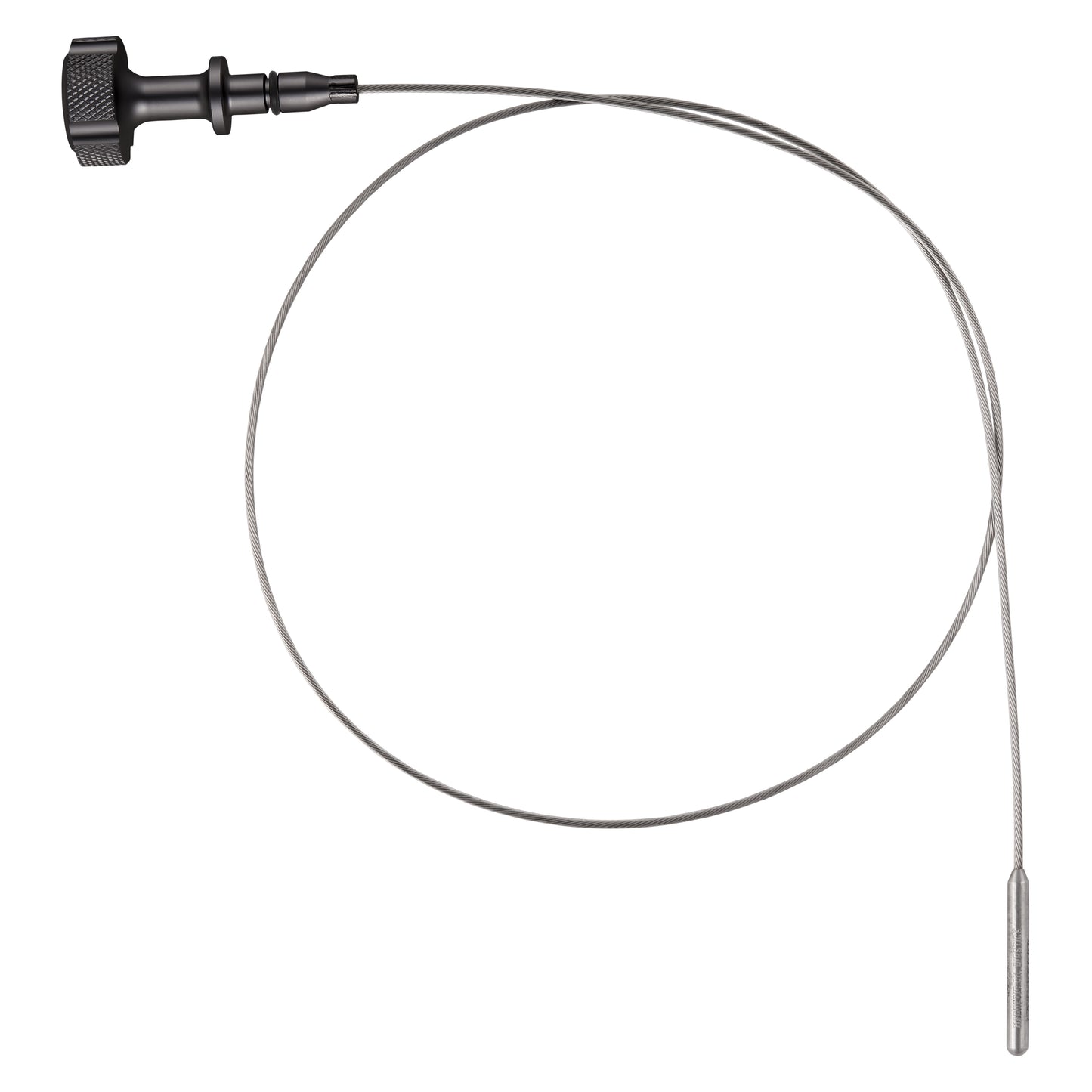 Performance Magnetic Engine Oil Dipstick for GM 6.6L V-8 L5P Duramax Turbo-Diesel - Knurled Black