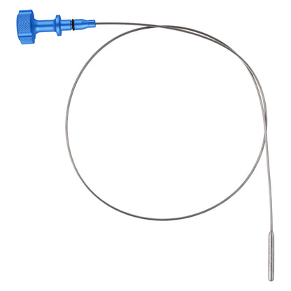 Performance Magnetic Engine Oil Dipstick for GM 6.6L V-8 L5P Duramax Turbo-Diesel - Knurled Blue