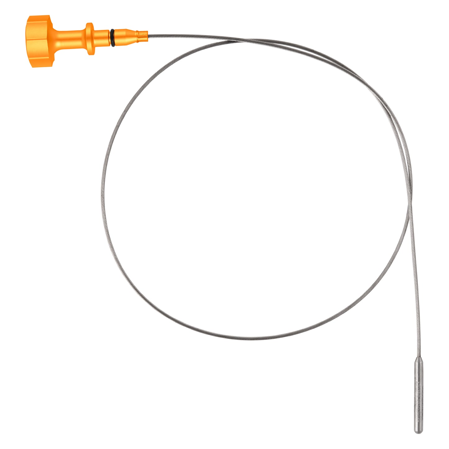 Performance Magnetic Engine Oil Dipstick for GM 6.6L V-8 L5P Duramax Turbo-Diesel - Curved Gold