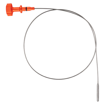 Performance Magnetic Engine Oil Dipstick for GM 6.6L V-8 L5P Duramax Turbo-Diesel - Knurled Orange