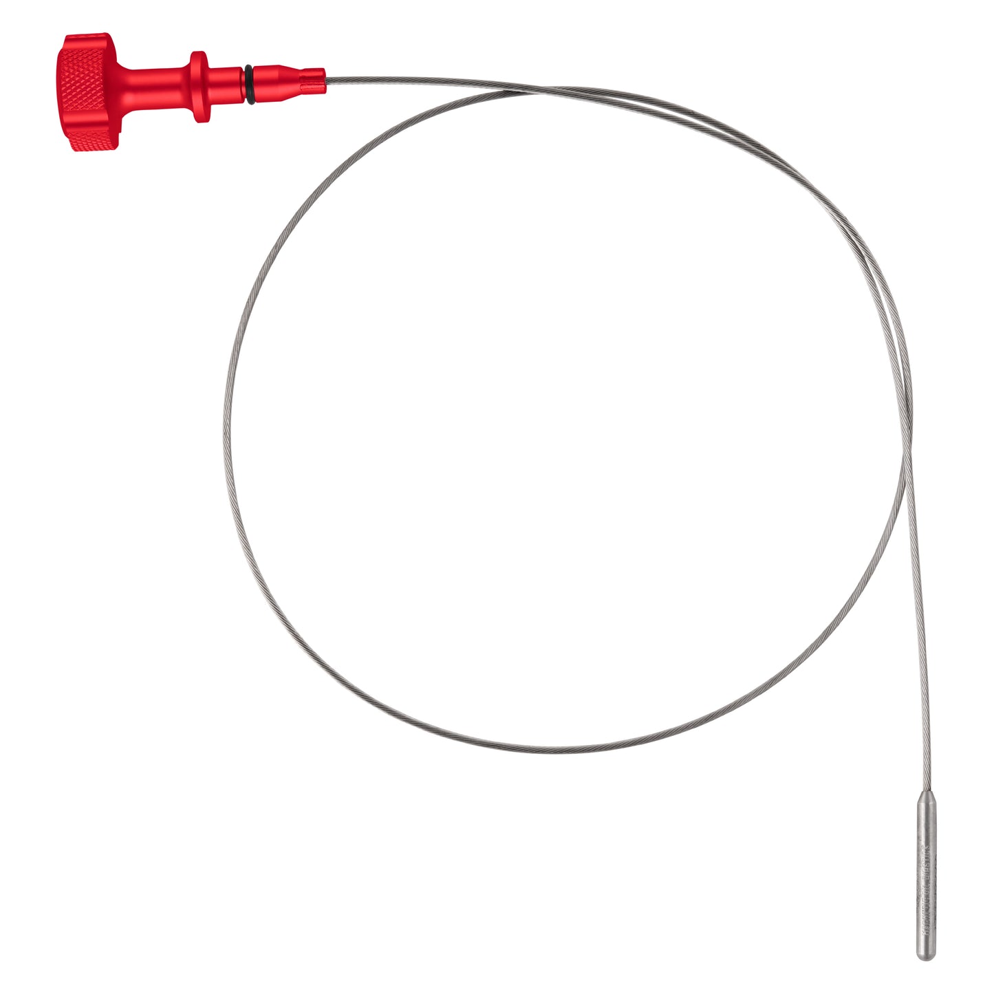Performance Magnetic Engine Oil Dipstick for GM 6.6L V-8 L5P Duramax Turbo-Diesel - Knurled Red