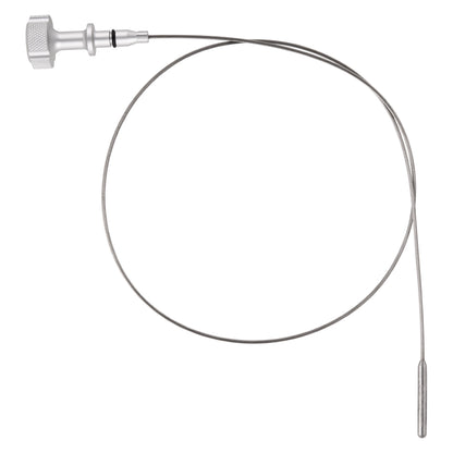 Performance Magnetic Engine Oil Dipstick for GM 6.6L V-8 L5P Duramax Turbo-Diesel - Knurled Silver