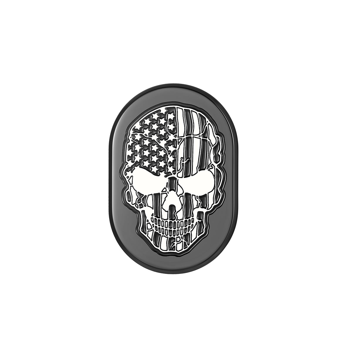 Harley-Davidson Black American Flag Skull Antenna Cover