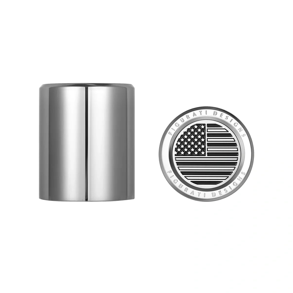 Harley-Davidson Stainless-Steel American Flag Docking Covers