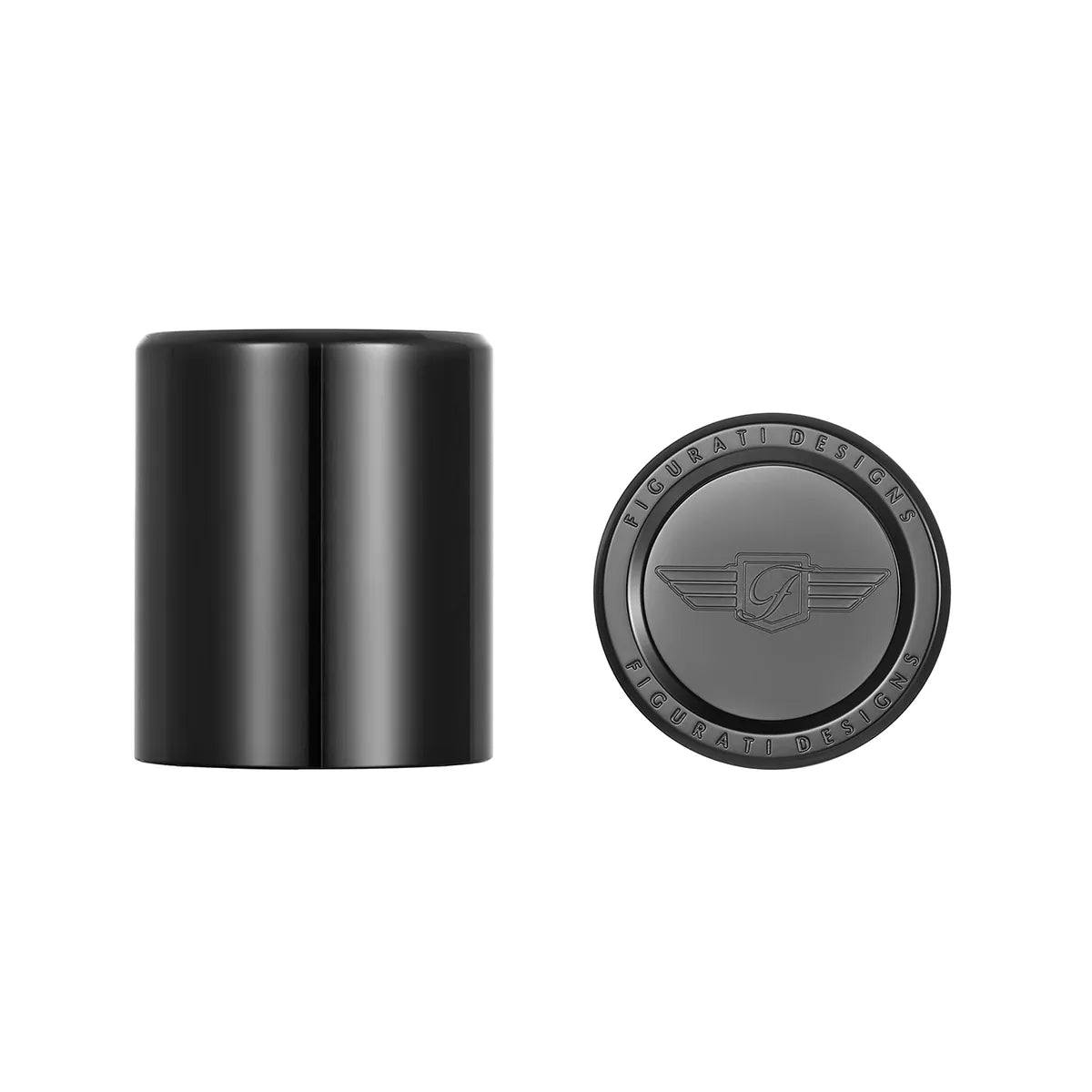 哈雷戴维森黑色 Figurati 设计徽标不锈钢对接硬件