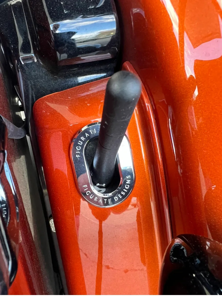 Anillo de antena de acero inoxidable Harley-Davidson 