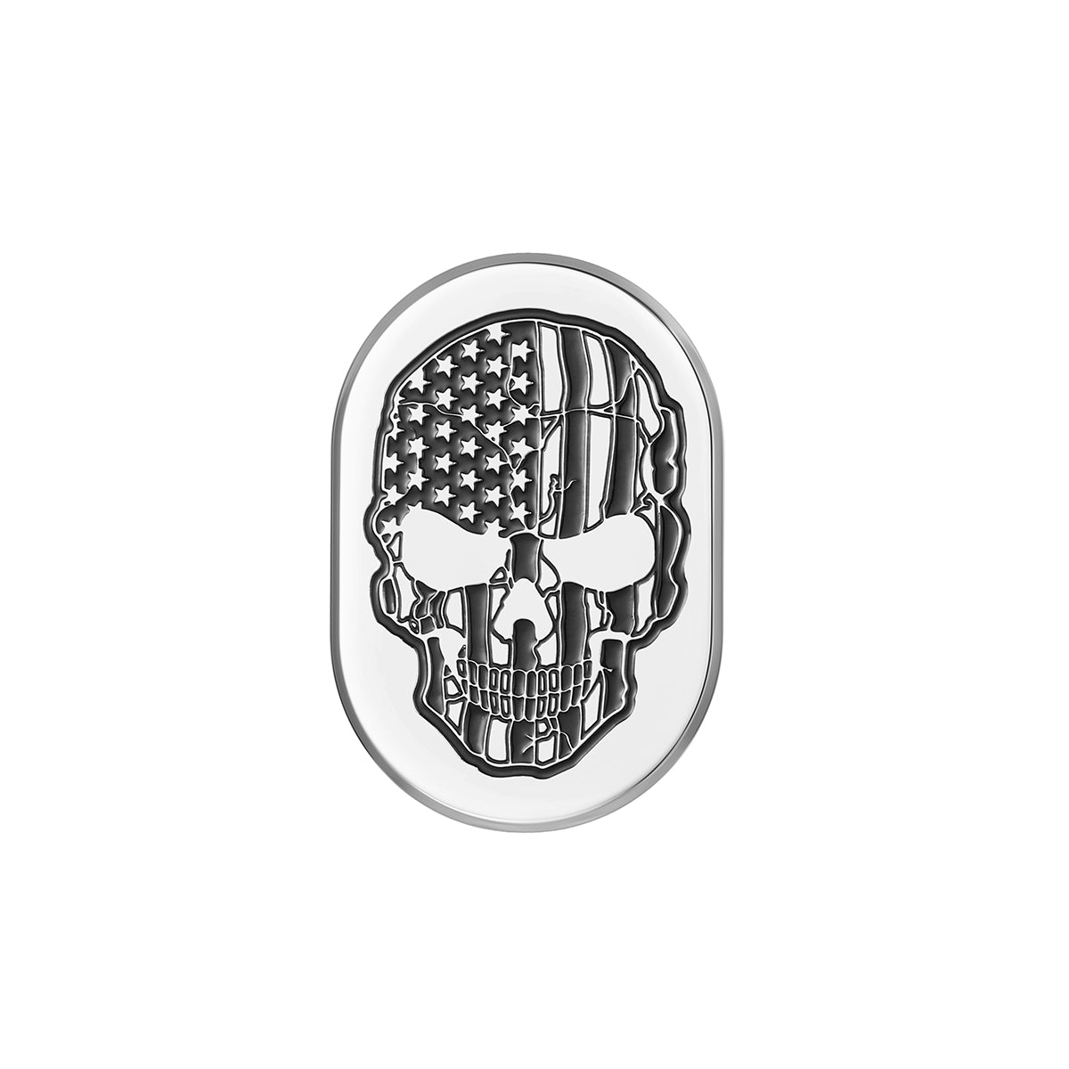 Harley-Davidson Stainless-Steel Black American Skull Antenna Cover